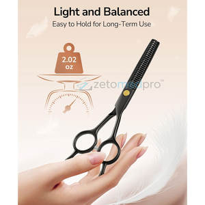 Ciseaux à effiler doubles ergonomiques pour une utilisation confortable, ciseaux à effiler doubles de qualité supérieure - Product Image 6