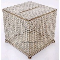 Cadre en fil métallique plaqué or de haute qualité, design moderne et simple, avec perles en acrylique transparent, personnalisé