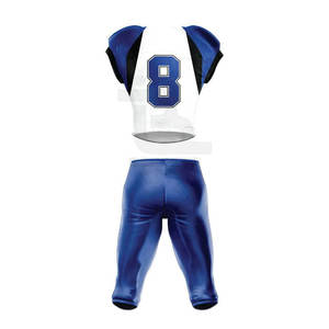 Uniforme de Fútbol Americano Personalizado de Estilo Único y Alta Calidad, 100% Poliéster, Transpirable, de Manga Corta, para Equipos Nacionales - Product Image 6