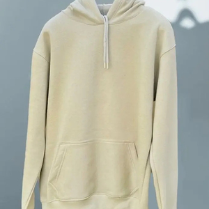 Sweat à capuche unisexe de haute qualité 100 % coton épais 400 g/m² coupe oversize épaules tombantes sans cordons numérique ODM uni automne - Product Image 1