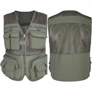 Gilet de sécurité réfléchissant multi-poches personnalisé gilet pour homme de sécurité pour travailleur de la construction, poche en 5 dimensions - Product Image 1