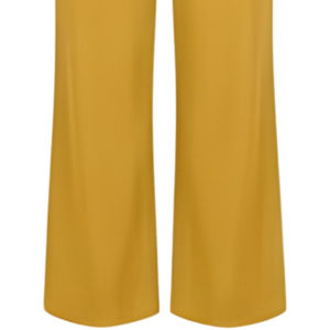 Pantalon de travail décontracté pour femme, en toile 100% coton, taille mi-haute, fermeture à cordon, respirant, séchage rapide, uni - Product Image 3