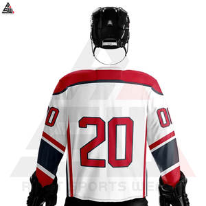 Uniforme de hockey sobre hielo para hombres hecho a medida de alta calidad cómodo con logotipo impreso sublimado Oem Team Kit para adultos - Product Image 5