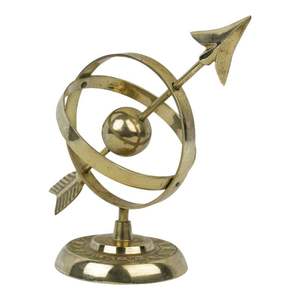 Armario Náutico Decorativo de Metal con Soporte, Globo Esférico Personalizado, Astrolabio Marítimo Plateado Económico - Product Image 5