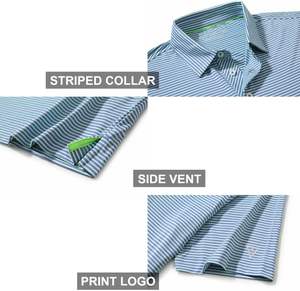 Polos informales de alta calidad OEM a precio de fábrica para hombre, Polo bordado transpirable de secado rápido a granel para Polo personalizado - Product Image 4