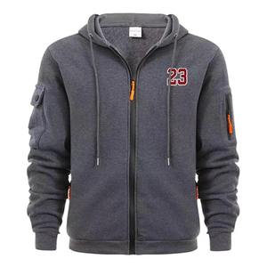 Nouveau Style 23 sweats à capuche imprimés Zip hommes à capuche grande taille sweats amples automne hiver vestes de course - Product Image 1