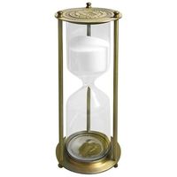 Minuteur en métal artisanal moderne à finition premium, écologique, conçu pour les présentoirs de bureau de luxe, usage domestique et professionnel