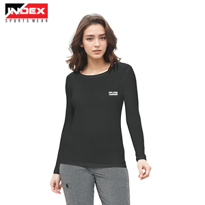 2025 personnalisé infirmière haut T-Shirt UnderScrubs confortable à manches longues médical Stretch coupe ajustée haute qualité Polyester/coton numérique - Product Image 3