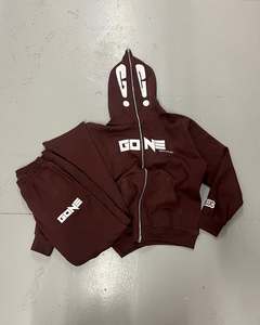 ชุดสเวตเตอร์แขนยาวสำหรับผู้ใหญ่ทำจากผ้าฝ้าย100% พิมพ์ลายสกรีน - Product Image 1