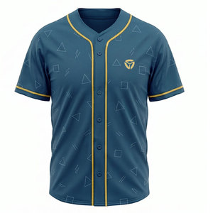 Camiseta de béisbol duradera para hombre, con costuras resistentes, ajuste flexible, ideal para partidos de equipo y entrenamiento regular. - Product Image 1