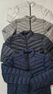 Chaqueta de Invierno para Hombre, Talla Grande, Ligera, Transpirable, Acolchada, de Color Sólido, con Logotipo Personalizado - Product Image 5