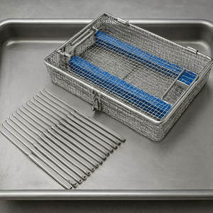 M.A SIDDIQUE INTERNATIONAL Ensemble de 19 plateaux à micro-dissecteur Instruments en acier inoxydable Ensemble de colonne vertébrale de stérilisation manuelle en maille - Product Image 5