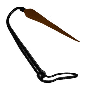 Fouets d'équitation en cuir HMB-530B Bullwhip Flogger pour fouets de culture de fessée BDSM - Product Image 5