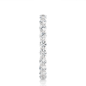 1.09ct Original Lab Grown Diamond Bague de fiançailles Design tendance 14k Solid Gold Eternity Band pour les femmes pour l'anniversaire de mariage - Product Image 5