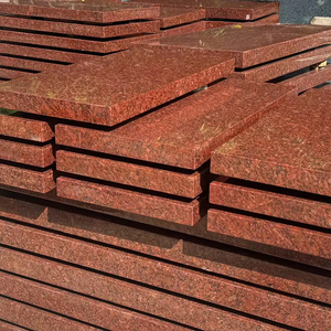 Monuments en granit naturel rouge impérial poli, élégants et haut de gamme, pour les villas modernes et les applications de parcs - Product Image 5