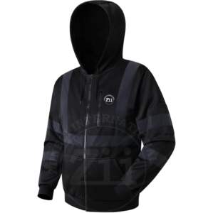 Chaqueta DE SEGURIDAD reflectante alta para mujer con capucha Hi Vis Chaqueta con capucha de algodón de seguridad reflectante Chaqueta con capucha de poliéster transpirable - Product Image 2