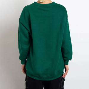 Ensemble de vêtements de sport vintage pour hommes OEM, pulls et pantalons de survêtement délavés à l'acide, survêtement d'hiver et d'automne avec motif imprimé solide - Product Image 4