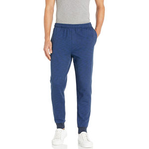Pantalon de survêtement léger pour homme, 100 % coton, taille élastique, anti-boulochage, confortable, style décontracté, style urbain, vêtements de maison - Product Image 1