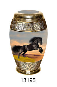 ร้อนขายอลูมิเนียมเผาศพผู้ใหญ่โกศสำหรับมนุษย์ขี้เถ้ารากสวรรค์และรุ้งธีมผู้ผลิตผู้ส่งออกของผู้ใหญ่โกศ - Product Image 5