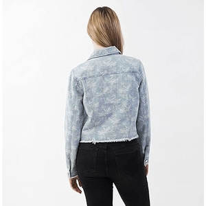 Veste en jean pour femmes légère, vente en gros, vêtements décontractés, usage extérieur, veste en jean pour femmes en vente en ligne - Product Image 6