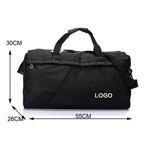 Bolsa de lona de gran capacidad para gimnasio y Fitness para hombre, equipaje de viaje a la moda para entrenamiento deportivo con cierre de cremallera, bolso para exteriores - Product Image 2