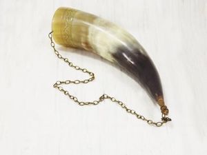 Cuerno de búfalo ecológico de alta calidad, cerveza, beber cuerno Vikingo, diseño tallado único para el restaurante del Hotel en casa - Product Image 2