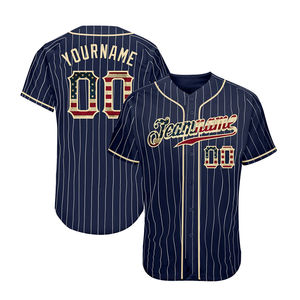 Camisetas de béisbol y softbol con impresión de sublimación personalizada de alta calidad, conjuntos en blanco transpirables - Product Image 1