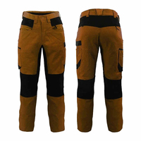 Pantalon cargo décontracté fluorescent de haute qualité certifié CE, imperméable, respirant, coupe-vent, avec plusieurs poches, pour le travail