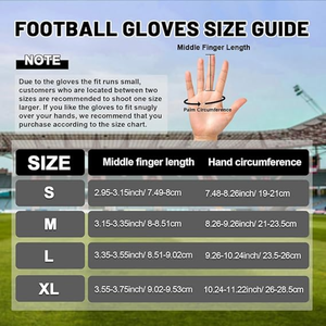 Gants de football américain professionnels les plus vendus en 2025, meilleur matériau en silicone antidérapant, tailles adultes - Product Image 6