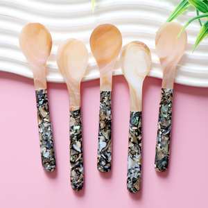 Directement du fabricant Cuillères en nacre de qualité supérieure fabriquées à la main pour une cuisine raffinée Commandes en gros directes personnalisées élégantes - Product Image 1