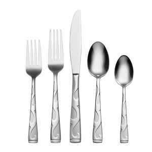 Asequible juego de cubiertos de lujo de acero inoxidable de 7 piezas con asas verdes y diseño inspirado en América chapado en oro - Product Image 3