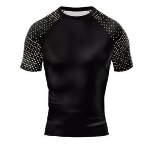 Chemises de compression Rash Guard personnalisées pour hommes, à séchage rapide, manches longues, vêtements de sport pour adultes, MMA - Product Image 3