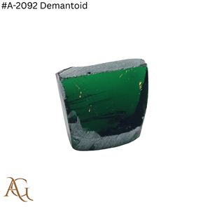 Nano Diamante en Bruto Cultivado en Laboratorio # Gema Sintética de Laboratorio, Verde Demantoid 2092, Resistente al Calor, para Tallado y Facetado - Product Image 5