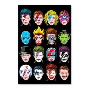 Butcher Billy <b>Poster</b> the Floating Heads of David Wall Decor Paper Art - Product Image 1