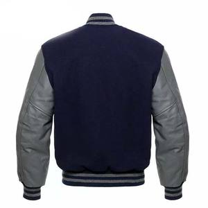 Votre propre Style veste Varisty de bonne qualité en cuir de laine personnalisé à col haut à manches longues vêtements d'hiver vestes décontractées - Product Image 6