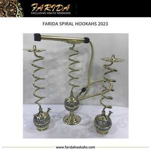 Chicha égyptienne moderne de luxe, pipes à chicha en laiton de haute qualité, ensemble chicha shisha, techniques de laque, nouveau design, tuyau haut et fin, boîte - Product Image 5