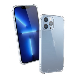 1.0Mm Mỏng Trong Suốt Pha Lê Rõ Ràng TPU Bumper Điện Thoại Trường Hợp Đối Với iPhone 13 14 Pro Max 14 13 12 11-Chống Sốc Bảo Vệ - Product Image 1