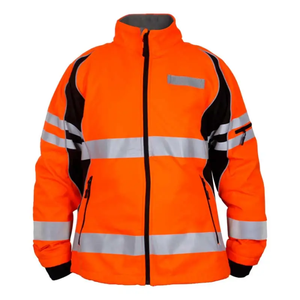 Haute visibilité veste de sécurité réfléchissante vêtements de travail veste de sécurité d'hiver logo personnalisé impression Construction réfléchissante - Product Image 6