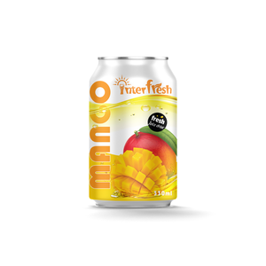 Intefresh - Puré de Fruta con Sabor a Mango Tropical en Lata de Aluminio de 330 ml, Opciones OEM/ODM, OEM para Marcas de Tiendas de EE. UU./Canadá |   HACCP HALAL - Product Image 1