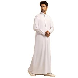 Haute qualité, meilleur design, uniforme thobe musulman pour hommes, thobe musulman de grande taille à des prix abordables pour hommes en vente - Product Image 1