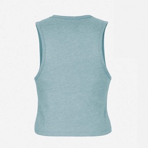 Camiseta sin Mangas con Cuello Redondo Disponible en Tallas Grandes para Mujer Next Level 5083, Camiseta Corta de Verano Informal de Algodón, Ajuste Holgado, Básica - Product Image 3