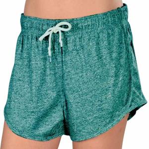 Pantalones cortos deportivos antidesgaste de secado rápido para mujer, Shorts holgados informales de cintura alta para correr, Yoga, Material de poliéster - Product Image 1