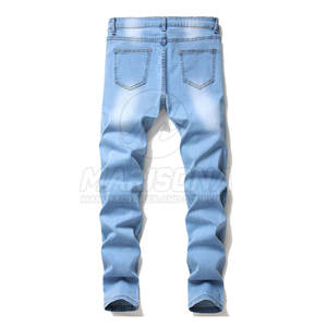 Vente en gros Pantalons jeans sur mesure pour hommes Pantalons jeans au design unique Pantalons jeans Offre Spéciale - Product Image 3