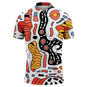 เสื้อผู้ชายคุณภาพสูง 220 กรัม ผ้าโพลีเอสเตอร์/คอตตอน ซิป ¼  แบบซับลิเมชั่น ปักโลโก้ตามสั่ง สีพื้น ระบายอากาศได้ดี - Product Image 1