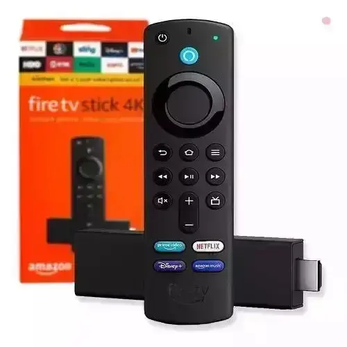 Stik TV Fire 4K dan 4K Max, pemutar Media Streaming dengan Remote suara Alexa (termasuk kontrol TV) | Perangkat streaming HD