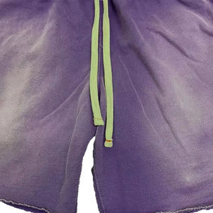 Pantalones cortos informales lavado ácido para hombre, ropa de algodón hecha para exteriores, pantalones cortos desgastados lavado ácido con dibujo, precio barato OEM - Product Image 4