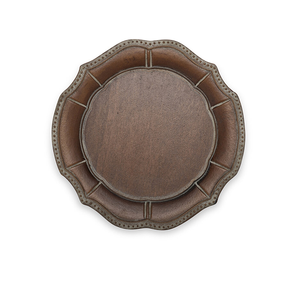 Assiette de chargeur en bois faite à la main attrayante couleur naturelle vente chaude qualité supérieure pour les accessoires de mariage et d'événement - Product Image 3