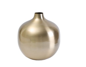 Round shape gold flower <b>vase</b> High Quality Bulk Quantity Vintage <b>Unique</b> Modern festive decor usage home decorative wholesale - Product Image 1