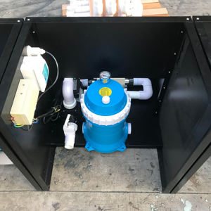 El tubo caliente al aire libre calentado eléctricamente tiene capacidad para 1 a 8 personas y está hecho de madera de cedro canadiense - Product Image 3