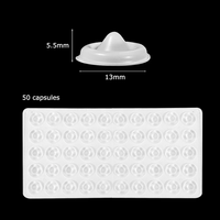 Tampons de pare-chocs de tiroir adhésifs transparents Pare-chocs de porte d'armoire auto-adhésifs en silicone Planches à découper rondes Amortissement du son Pieds en caoutchouc